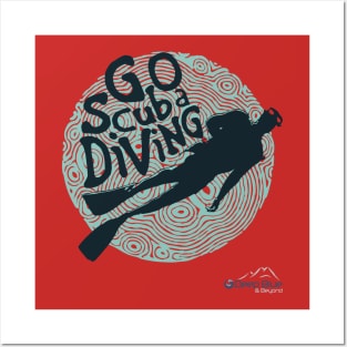 Go Scuba Diving Posters and Art